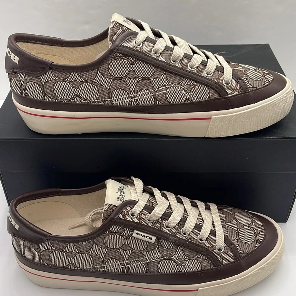 Coach Men's CITYSOLE PLATFORM Sneakers 
OAK/SADDLE
C5931 QGB 10011275JAX - Picture 2 of 16